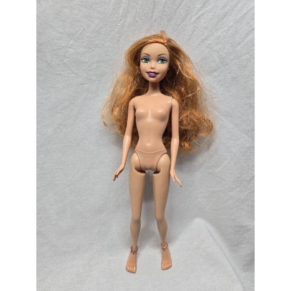 My Scene Kenzie Doll Getting Ready Red Hair Freckles- Mark On Nose